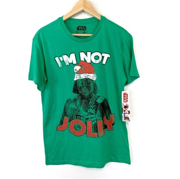 Star Wars Darth Vader Im Not Jolly Christmas Shirt - Picture 1 of 5